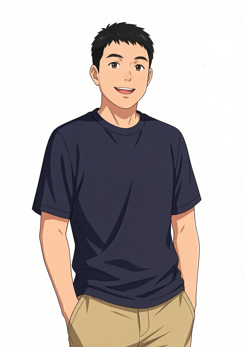 缑汶哲 的 2D 写实头像